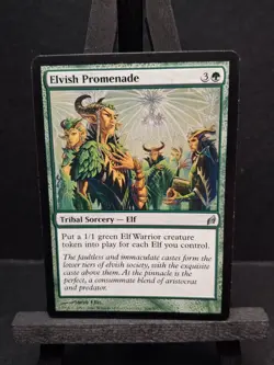 Elvish Promenade MTG Lorwyn LRW Original 208/301 Uncommon Elf Sorcery LP - Image 1