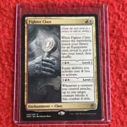 Wizards of the Coast Fighter Class Rare Enchantment 222/281 AFR 2021 English - Image 1