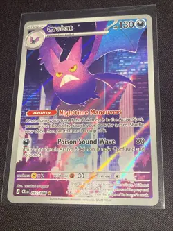 Pokemon Crobat IR Illustration Rare 093/086 Chaos Rising English NM Pack Fresh - Image 1