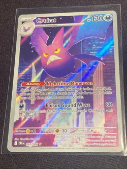 Pokemon Crobat IR Illustration Rare 093/086 Chaos Rising English NM Pack Fresh - Image 3