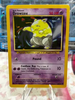 Drowzee 49/102 – Pokemon Base Set – LP - Image 1