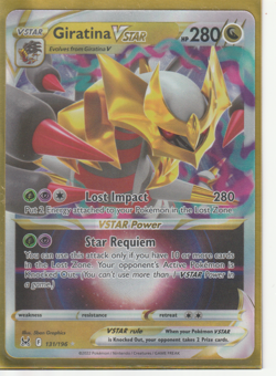 Pokemon TCG Giratina VSTAR Ultra Rare Holo 131/196 Swsh11 Lost Origin English - Image 1