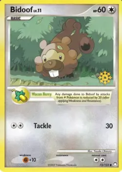 Bidoof (73/123) [Countdown Calendar Promos] Moderately Played - Image 1
