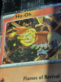 Ho-Oh 010/086 GameStop Promo Stamped WITH SWIRL!! Sealed -Pokemon Chaos Rising - Image 2