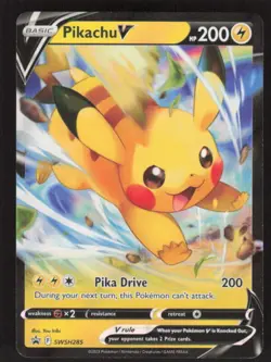 2023 SWSH SWORD & SHIELD PROMO CARDS PIKACHU V SWSH285 MINT PROMO POKEMON - Image 1