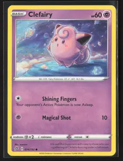 Clefairy 074/192 Common Rebel Clash Pokemon Lightly Played - Image 1