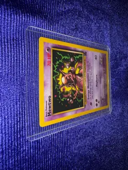 Pokemon Mewtwo Black Star Promo #14 Non-Holo WOTC 1999-2000 Vintage NM - Image 4