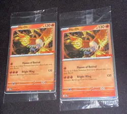 2x Set Ho-Oh 010/086 Galaxy GameStop Promo Stamped Sealed - Pokemon Chaos Rising - Image 1