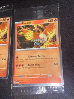 2x Set Ho-Oh 010/086 Galaxy GameStop Promo Stamped Sealed - Pokemon Chaos Rising - Image 2
