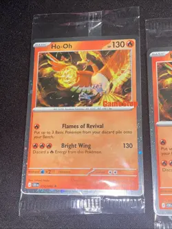 2x Set Ho-Oh 010/086 Galaxy GameStop Promo Stamped Sealed - Pokemon Chaos Rising - Image 3