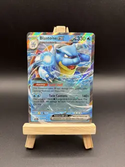 Blastoise ex 30/142 Double Rare Stellar Crown Pokemon NM - Image 1