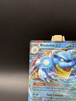 Blastoise ex 30/142 Double Rare Stellar Crown Pokemon NM - Image 5