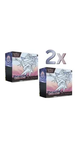 PRESALE Pokemon TCG: Chaos Rising Elite Trainer Box ETB Pokemon Center x2 SEALED - Image 1