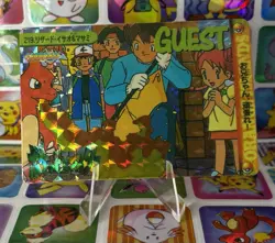 Pokemon Pikachu Holo Prism Vintage Pocket Monsters Vending Sticker 1998 Bandai - Image 3