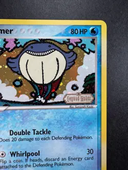 2006 POKEMON WAILMER EX LEGEND MAKER REVERSE FOIL 69/92 STAMPED - Image 3