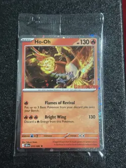 Ho-Oh - GAMESTOP PROMO Stamped - Pokemon Chaos Rising- 010/086 - SEALED SWIRL!! - Image 1