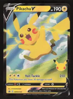 2021 SWSH SWORD & SHIELD PROMO CARDS PIKACHU V SWSH061 MINT PROMO POKEMON - Image 1