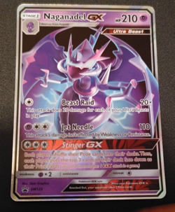 Pokemon Naganadel GX Promo Card Sm125 NM - Image 1