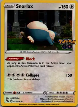 Snorlax - 55/078 (Cosmos Holo) Promo Miscellaneous Cards & Products 055/078 NM - Image 1