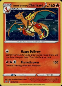 Special Delivery Charizard - SWSH075 Promo SWSH: Sword & Shield Promo Cards SWSH - Image 1