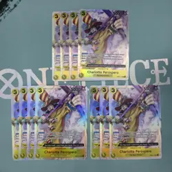 ONE PIECE TCG Yellow Bundle Charlotte Perospero Super Rare English cards X11 - Image 1