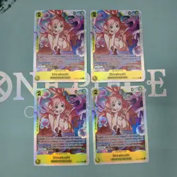 X4 OP12-102 Shirahoshi English Playset Super Rare One Piece Cards - Image 1