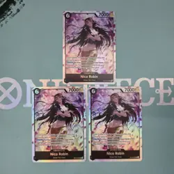 X3 OP12-087 Nico Robin English Super Rare One Piece Cards - Image 1