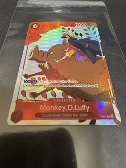 Monkey.D.Luffy (Gift Collection 2023) P-001 One Piece Promotion Cards Foil NM - Image 1