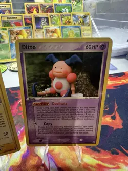 Ditto delta Species PIka Charmander Mr. Mime (3 Card Lot) Heavy Play! - Image 2