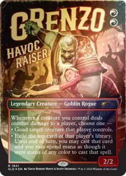 MTG English Grenzo, Havoc Raiser (Rainbow Foil) NM Foil Secret Lair - Image 1