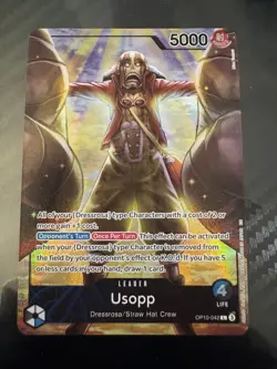 One Piece Card Game | Usopp Playmat Volume 3 Leader | OP10-42 | Go D. Usopp | NM - Image 1