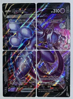 Pokemon TCG Mewtwo V-UNION [Set of 4] SWSH: Sword & Shield Promo Cards Holo - Image 1