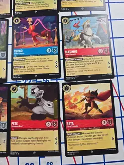 Disney Lorcana Card Lot Of 16 Super Rare - Image 2