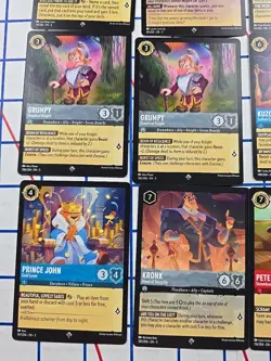 Disney Lorcana Card Lot Of 16 Super Rare - Image 3