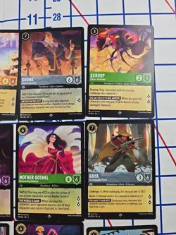 Disney Lorcana Card Lot Of 16 Super Rare - Image 4