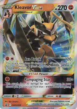 Kleavor VSTAR Holo Promo SWSH: Sword & Shield Promo Cards SWSH249 NM - Image 1