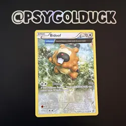 Pokemon TCG Bidoof Primal Clash Uncommon Card 117/160 A28 - Image 1