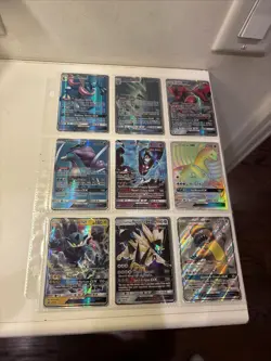 Nintendo Pokemon TCG GX Holo 9-Card Lot Greninja Darkrai Scizor Suicune Lapras - Image 1