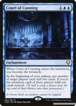 Court of Cunning [CMR - 63] - NM TCG MTG - Image 1