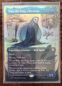 Wan Shi Tong, Librarian (Borderless, Foil) - Avatar x MTG - Image 1