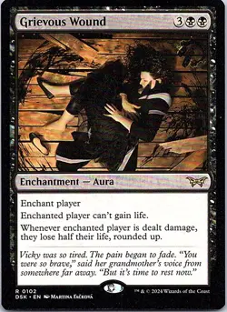 Grievous Wound R J25 Duskmourn: House of Horror 102 NM - Image 1