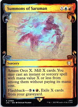 Summons of Saruman (Showcase Scrolls) R LTC Commander: The Lord of the Rings: Ta - Image 1