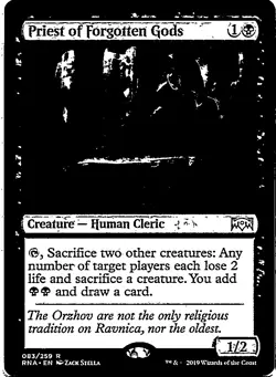 Priest of Forgotten Gods R Ravnica Allegiance 83 NM - Image 1