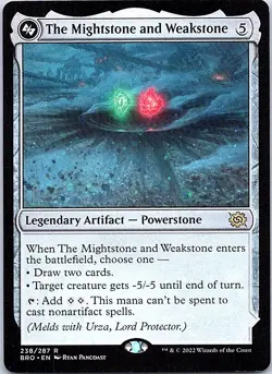 The Mightstone and Weakstone R BRO The Brothers' War 238 NM - Image 1