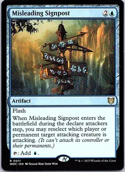 Misleading Signpost R WOC Commander: Wilds of Eldraine 11 NM - Image 1