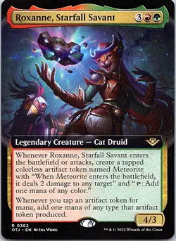 Roxanne, Starfall Savant (Extended Art) R OTJ Outlaws of Thunder Junctio - Image 1