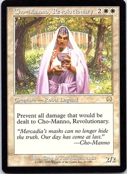 Cho-Manno, Revolutionary R MMQ Mercadian Masques 11 NM - Image 1