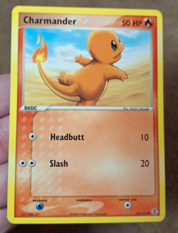 2004 POKEMON EX FIRE RED & LEAF GREEN SET CHARMANDER CARD 58/112 - Image 1