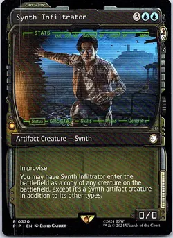 Synth Infiltrator (Showcase) R PIP Universes Beyond: Fallout 330 NM - Image 1