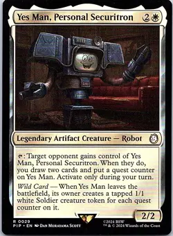 Yes Man, Personal Securitron R PIP Universes Beyond: Fallout 29 NM - Image 1